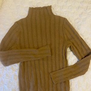 NWT Madewell Caramel Mock Neck Sweater